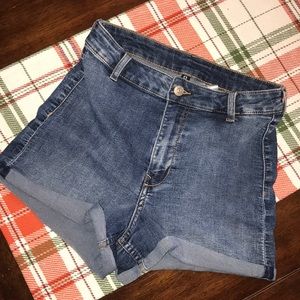 Dark Wash Short Jean Shorts